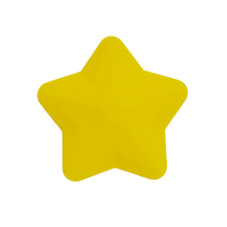 45 x 45 mm Stjerneformet Silicone Perler