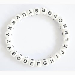 15x15 mm Silikone Bogstave