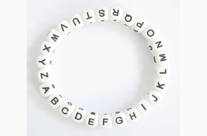 15x15 mm Silikone Bogstave