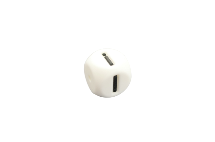 15x15 mm Silikone Bogstave I