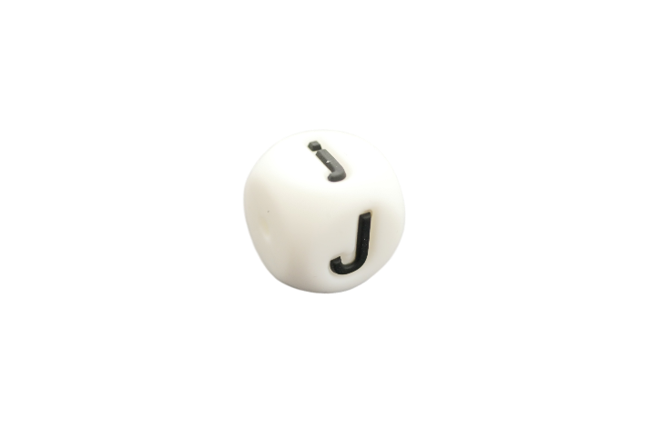 15x15 mm Silikone Bogstave J