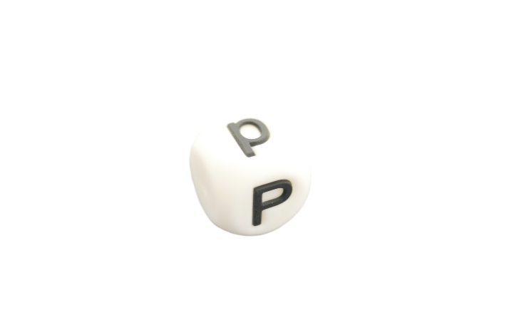 15x15 mm Silikone Bogstave P