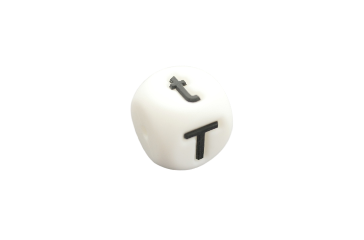 15x15 mm Silikone Bogstave T