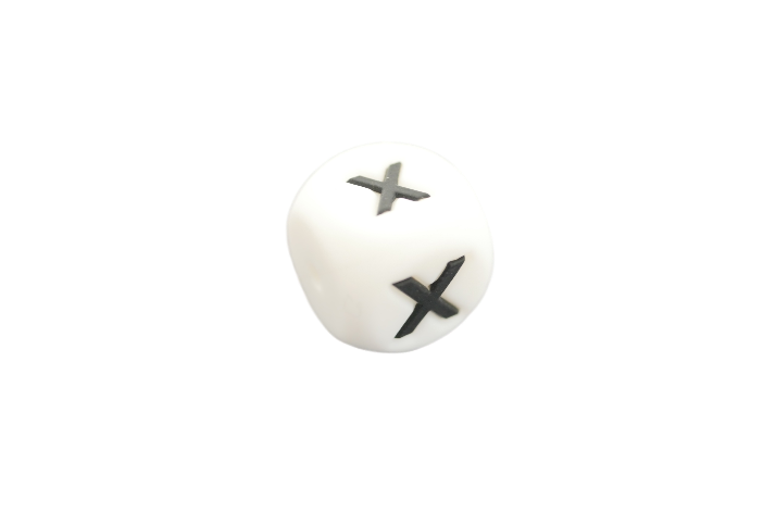 15x15 mm Silikone Bogstave X