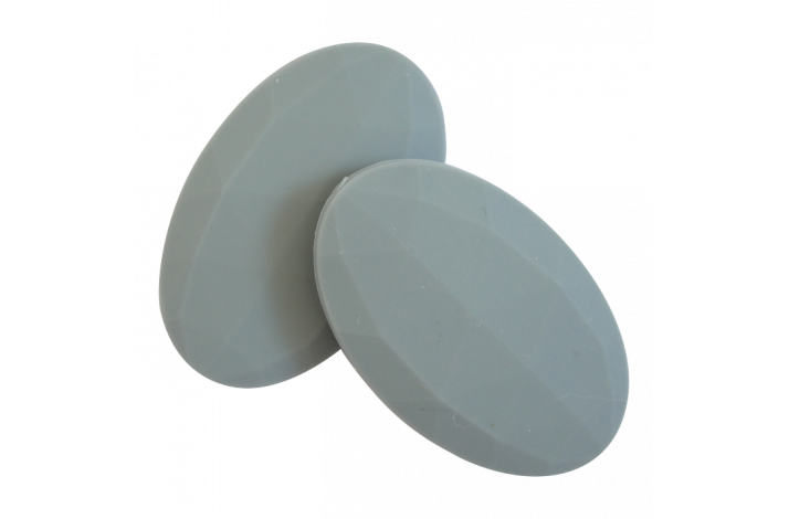 Flad Oval Silikone Perler 0012 Gr