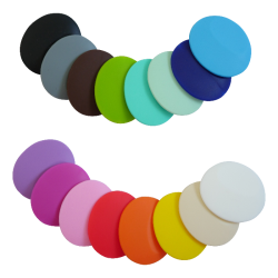 Flad Silikone Perler