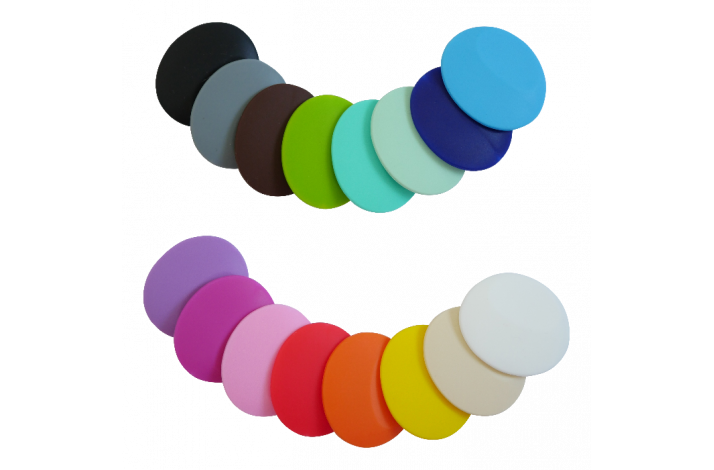 Flad Silikone Perler