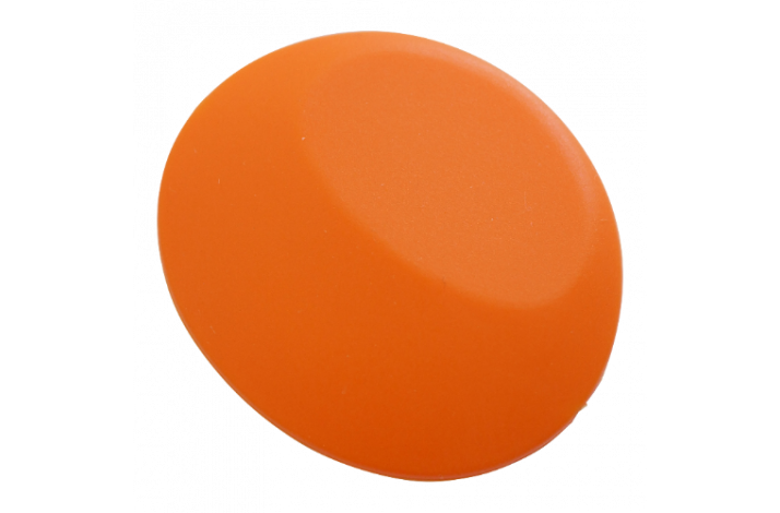 Flad Silikone Perler 0910 Orange