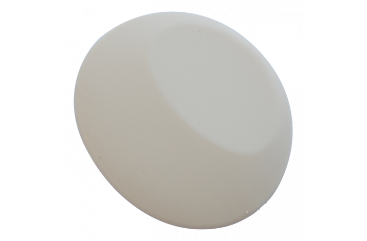 Flad Silikone Perler 0930 R Hvid