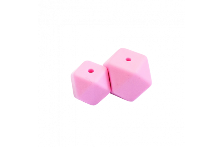 17 mm Hexagon Silikone Perler 0624 Baby Lyserd