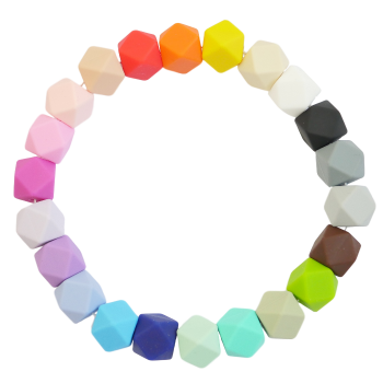 17 mm Hexagon Silikone Perler