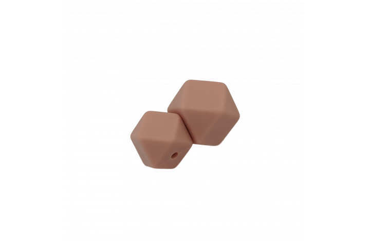 17 mm Hexagon Silikone Perler 0622 Stvet Lyserd