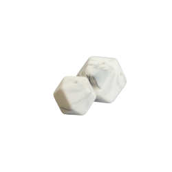 17 mm Hexagon Silikone Perler