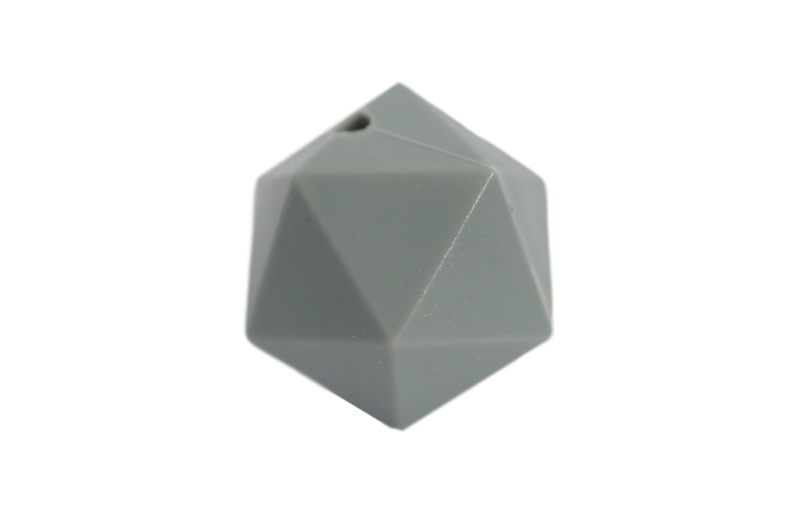19 mm Icosahedron Silikone Perler 0012 Gr