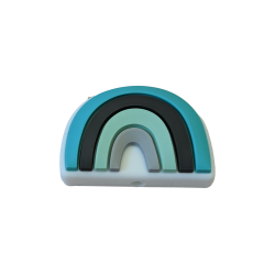 Regnbue Silikone Perler