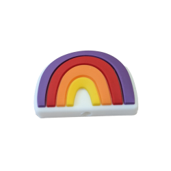 Regnbue Silikone Perler