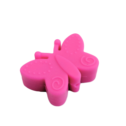 Sommerfugl Silikone Perler