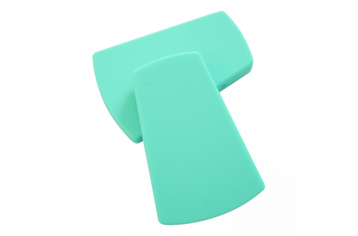 Trapezoid Silikone Perler 0318 Turkis