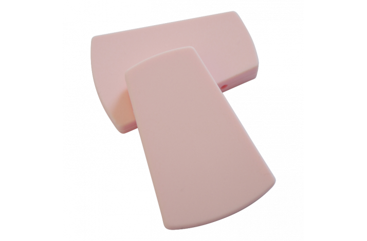 Trapezoid Silikone Perler 0714 Rosa