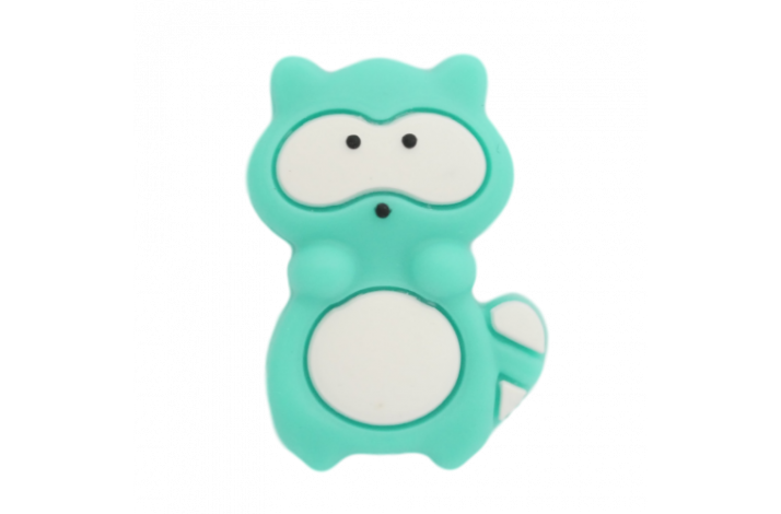 Vaskebjrn Silikone Perler 0318 Turkis