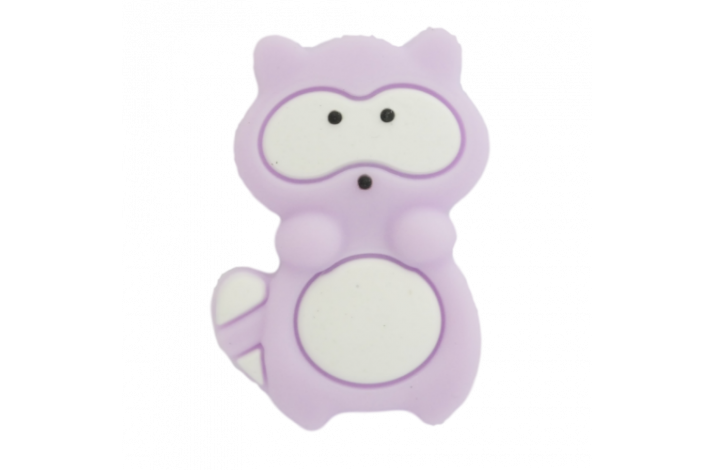 Vaskebjrn Silikone Perler 0524 Lyselilla