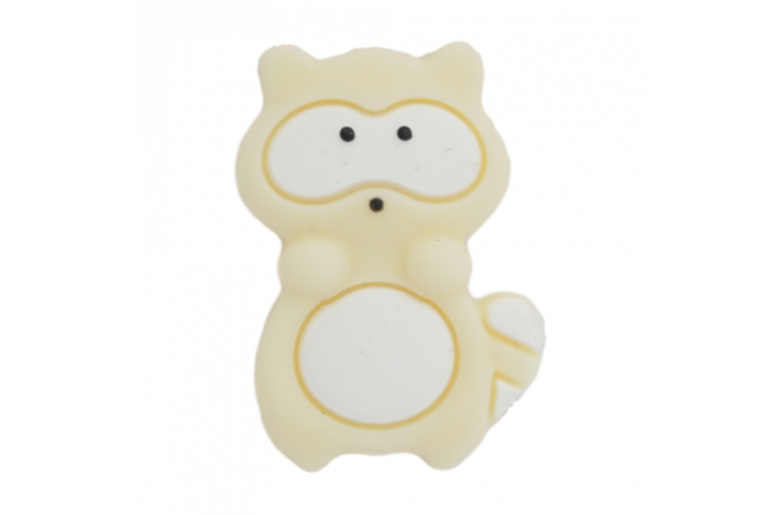 Vaskebjrn Silikone Perler 0930 R Hvid