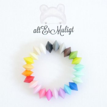 12 x 7 mm Linser Silikone Perler