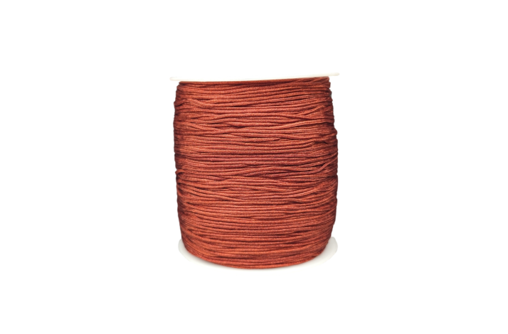 1 mm Polyestersnor Brun