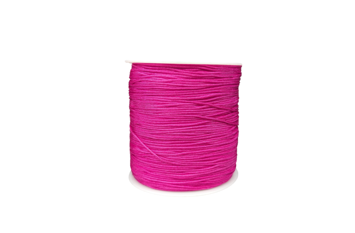 1 mm Polyestersnor Mrk Pink