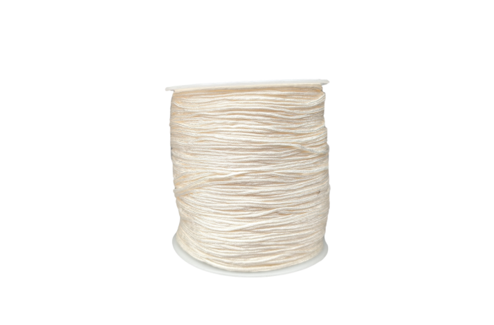 1 mm Polyestersnor R Hvid