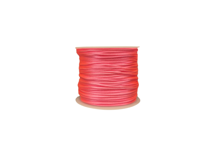 1,5 mm Skinnende Polyestersnor Pink