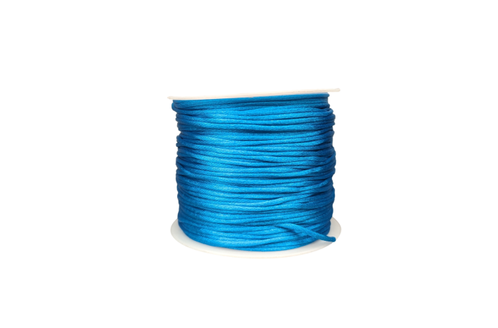 1,5 mm Skinnende Polyestersnor Turkis