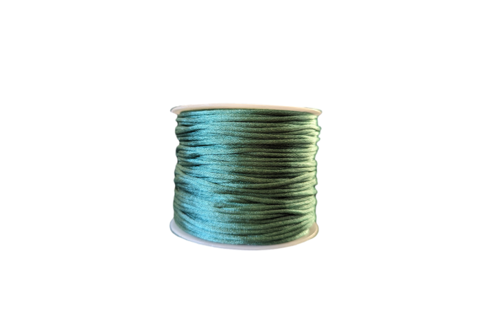 1,5 mm Skinnende Polyestersnor Havgr&oslash;n