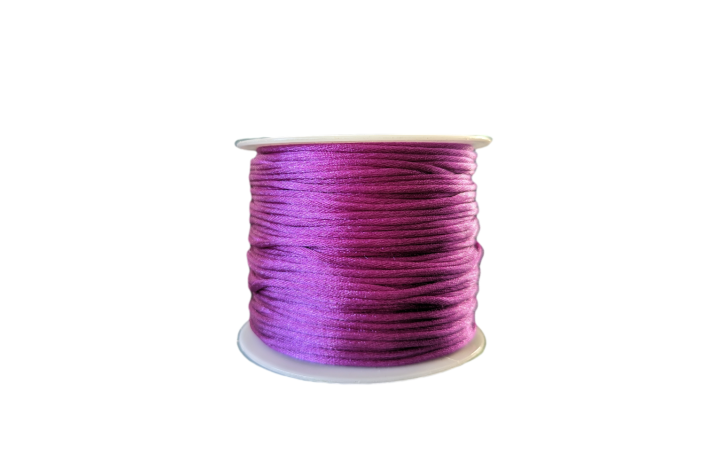 1,5 mm Skinnende Polyestersnor Lilla