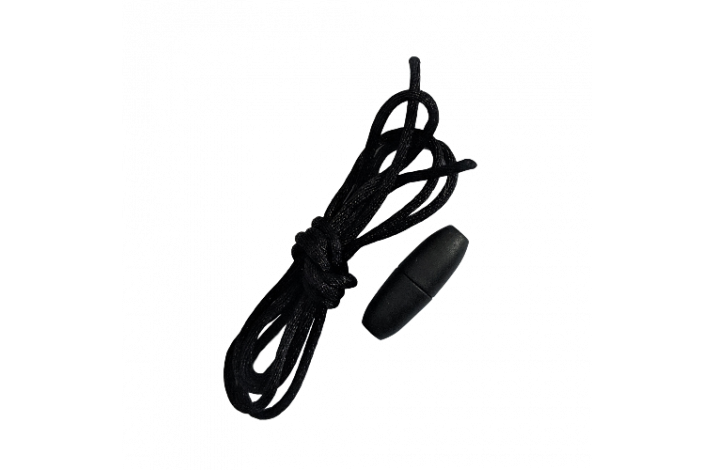 Snor med ls (til Ammehalskde) Sort/Sort Ls