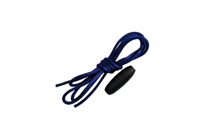 Snor med ls (til Ammehalskde) Navy Bl/Sort Ls