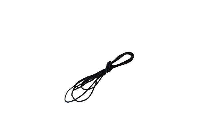 1,5 mm Polyestersnor Sort