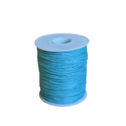 1 mm Vokset Bomuldsnor