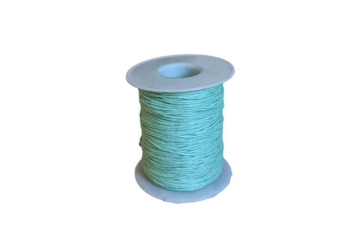 1 mm Vokset Bomuldsnor