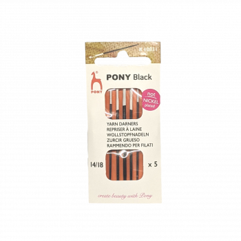 Pony Uldnle med spids 14/18