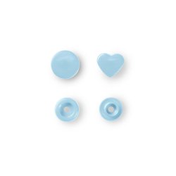 Prym Color Snaps Trykknapper Plast Hjerte 12,4mm - 30 stk