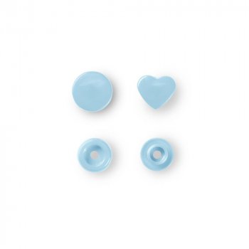Prym Color Snaps Trykknapper Plast Hjerte 12,4mm - 30 stk