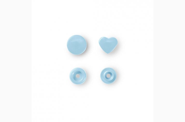 Prym Color Snaps Trykknapper Plast Hjerte 12,4mm - 30 stk