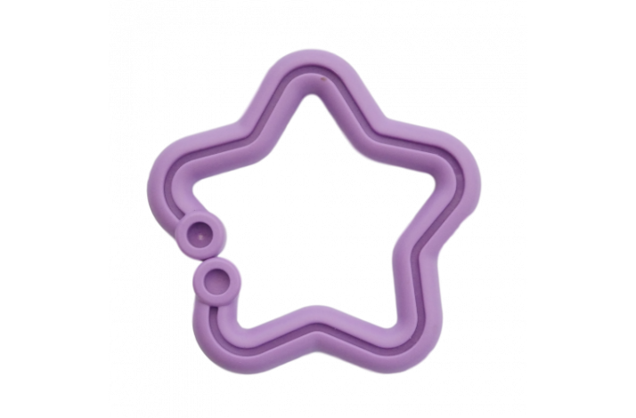 Stjerneformet ben Ring Lilla