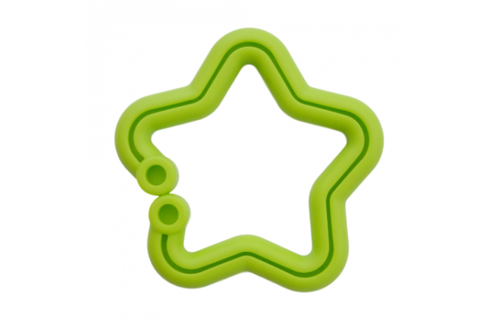 Stjerneformet ben Ring blegrn