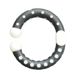 ben Ring tofarvede med knopper