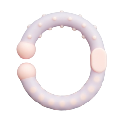 ben Ring tofarvede med knopper