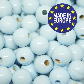 Farvede trperler 12mm