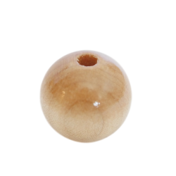 Behandlede trperler i Natur Farve12 - 25 mm