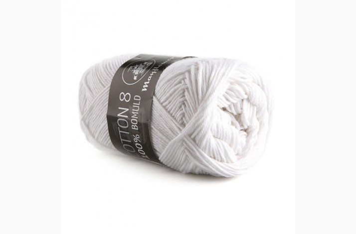 Mayflower Cotton 8/4 1402 Hvid